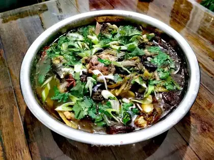 Home-cooked vegetables