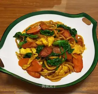 Spilled egg noodles