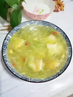 radish egg soup