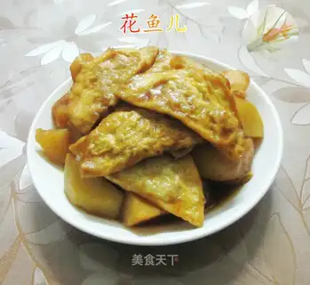 Egg dumplings, potatoes