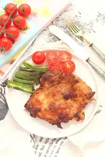 Air-cooked fried chicken leg