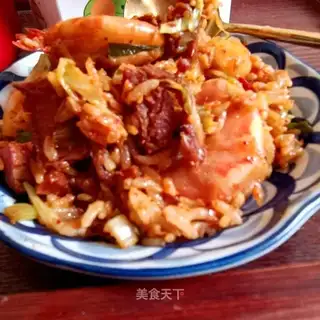 Hot radish rice