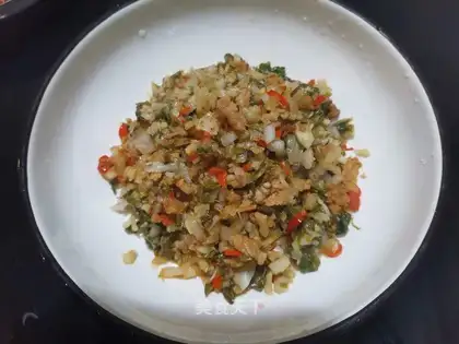 Chicken cabbage and meat