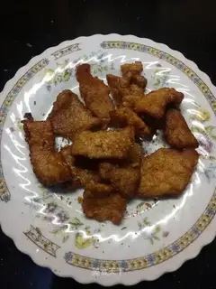 Softly fried pork