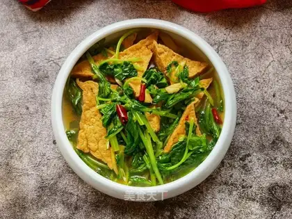 Tofu-curd oil seedlings