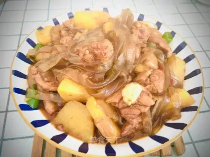 Chicken stew potato powder