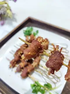 Air-cooked gin and mushroom meatloaf
