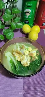 Pickle egg soup