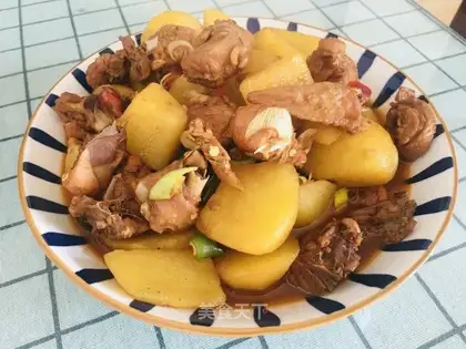 Chicken and potatoes