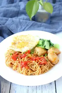 Tomatofish noodles
