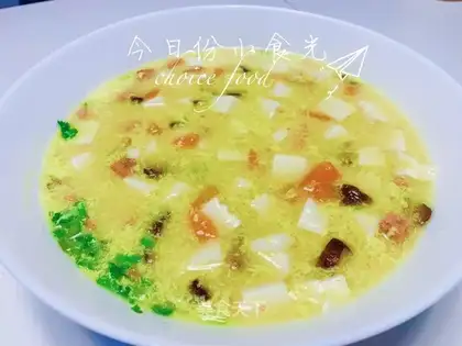 Feeding calcium tofu