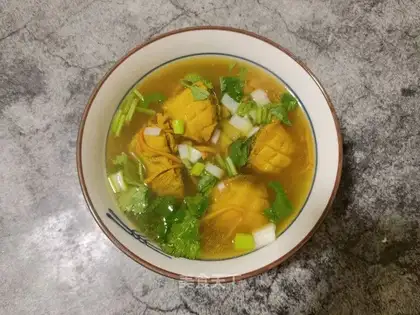 Abalone bouquet soup