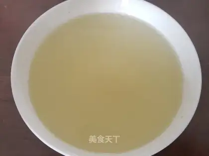 Honey tea with white carrots