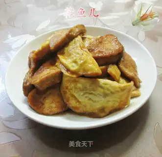 Egg dumplings, veggie chickens