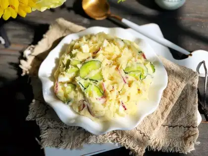 Japanese mashed potato salad