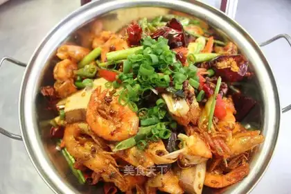 Spicy dry shrimp