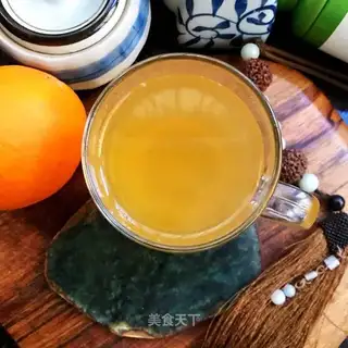 Orange apple date tea