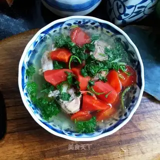 Clean up the radish steak soup