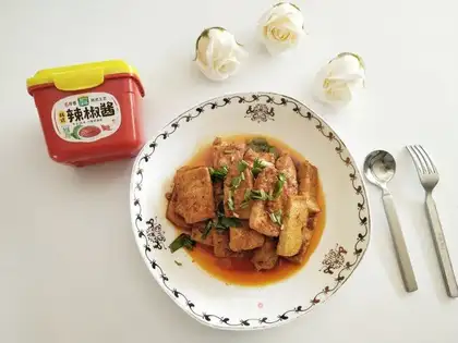 Korean chili tofu
