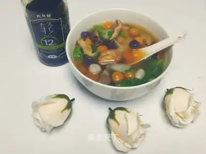 Five colours of soup