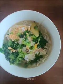 Celery egg noodles