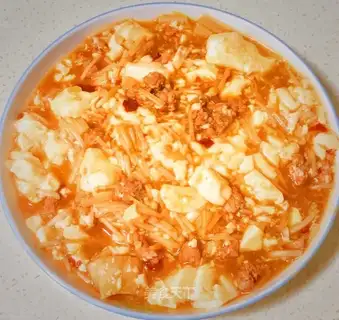 Crushed tofu