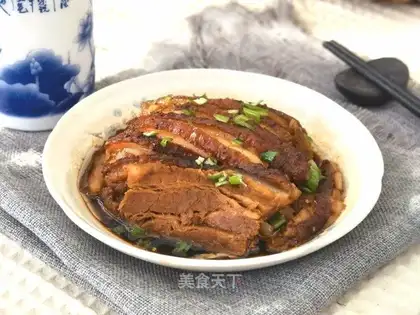 Burn meat to the bowl