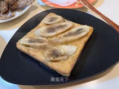 Cinnamon banana toast