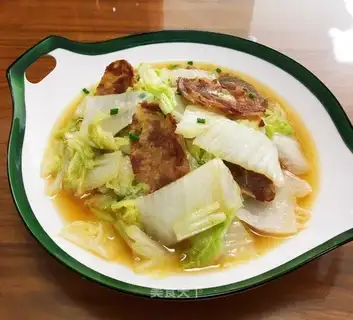 Weenie and cabbage