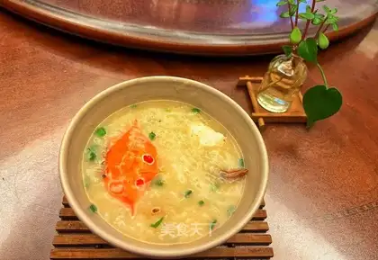 Crab congee