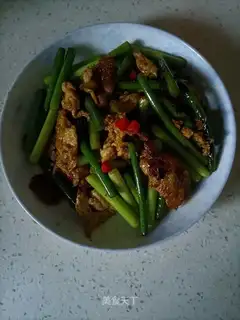Garlic fried eggs