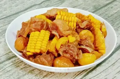 Crumb corn duck