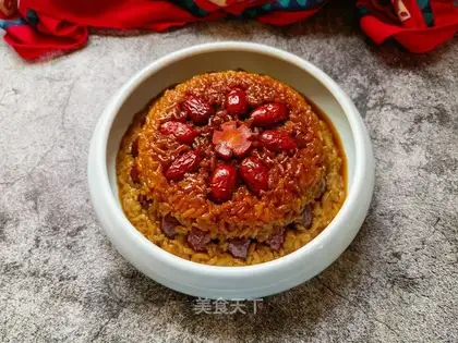 Red sugar, red date rice