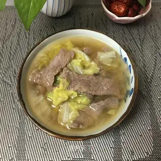 Beef cabbage soup