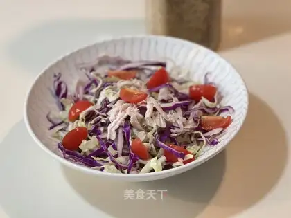 Chicken chest vegetable salad