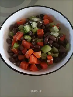 Celery with peanuts
