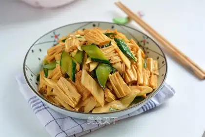 The cucumbers are white and fried