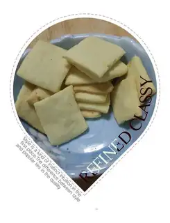 Orange butter cookies
