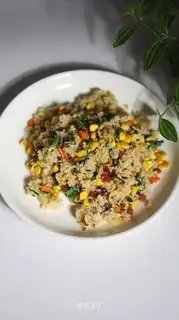Sausage corn fried rice