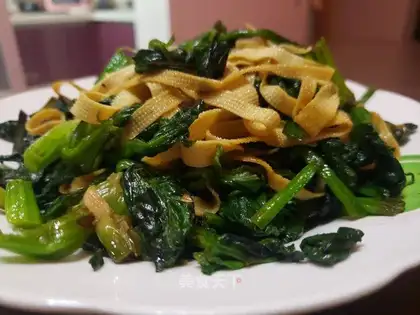 Spinach tofu