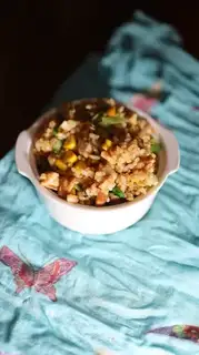 ♪ Meat-dry corn-leaf rice ♪