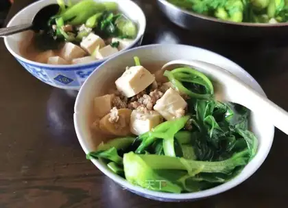 Tofu soup