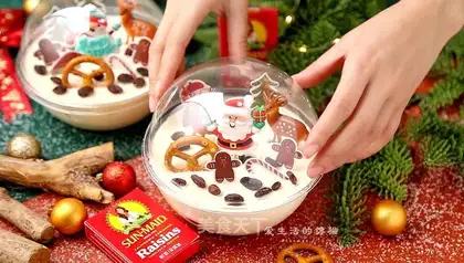 Christmas porridge cake