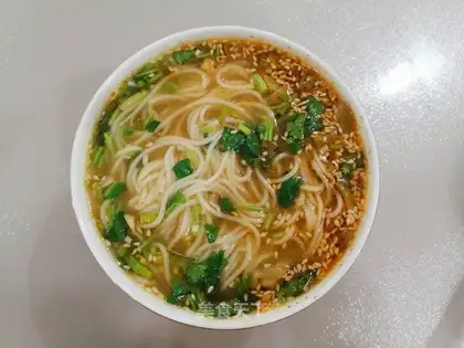 Sour spicy. Noodles
