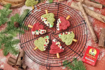 California raisin tree cookies