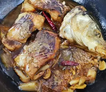 Iron pan beer fish
