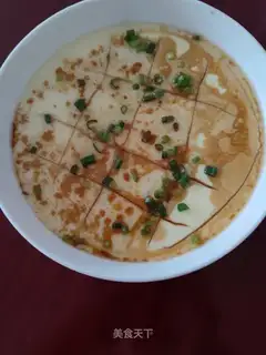 Milk steamed eggs