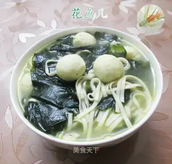 Fashioned fish egg noodles