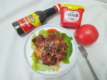 Tomato burn ribs