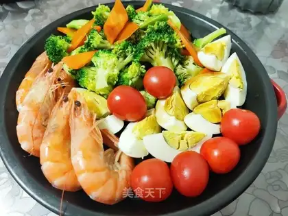 Shrimp egg salad
